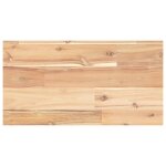 Vidaxl tagre flottante 60x20x2 cm bois d'acacia massif non trait