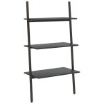 Vidaxl tagre incline  3 niveaux noir 64x34x116 cm
