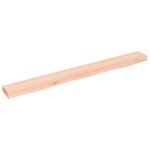 Vidaxl �tag�re murale 100x10x4 cm bois de ch�ne massif non trait�