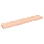 Vidaxl Étagère murale 100x20x4 cm bois de chêne massif non traité Vidaxl Étagère murale 100x20x4 cm bois de chêne massif non traité