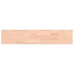 Vidaxl tagre murale 100x20x4 cm bois massif de htre