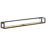 Vidaxl �tag�res murales 2 pcs 160 cm bois de r�cup�ration massif