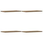 Vidaxl �tag�res murales 4 pcs ch�ne artisanal 40x20x1, 5 cm
