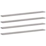 Vidaxl �tag�res murales 4 pcs sonoma gris 100x10x1, 5cm bois ing�nierie