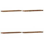 Vidaxl �tag�res murales 4 pcs vieux bois 40x10x1, 5cm bois d'ing�nierie