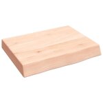 Vidaxl �tag�re murale 40x30x(2 - 6) cm bois de ch�ne massif non trait�