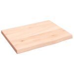 Vidaxl �tag�re murale 40x30x2 cm bois de ch�ne massif non trait�