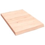 Vidaxl �tag�re murale 40x60x(2 - 4) cm bois de ch�ne massif non trait�