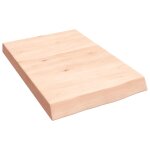 Vidaxl �tag�re murale 40x60x(2 - 6) cm bois de ch�ne massif non trait�