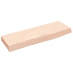 Vidaxl �tag�re murale 60x20x4 cm bois de ch�ne massif non trait�