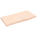 Vidaxl Étagère murale 60x30x2 cm bois de chêne massif non traité Vidaxl Étagère murale 60x30x2 cm bois de chêne massif non traité