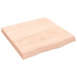 Vidaxl �tag�re murale 60x60x(2 - 6) cm bois de ch�ne massif non trait�