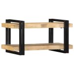 Vidaxl Étagère murale 70x33x35 cm bois de manguier massif brut Vidaxl Étagère murale 70x33x35 cm bois de manguier massif brut