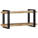 Vidaxl Étagère murale 90x33x45 cm bois de manguier massif brut Vidaxl Étagère murale 90x33x45 cm bois de manguier massif brut