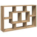 Vidaxl tagre murale chne artisanal 85 x 16 x 52, 5 cm bois d'ingnierie