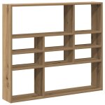 Vidaxl �tag�re murale ch�ne artisanal 90x16x78 cm bois d'ing�nierie