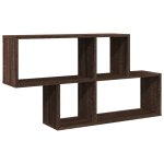 Vidaxl tagre murale chne marron 100x20x53 cm bois d'ingnierie