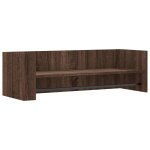 Vidaxl �tag�re murale ch�ne marron 100x35x30, 5 cm bois d'ing�nierie