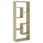 Vidaxl �tag�re murale ch�ne sonoma 36x16x90 cm bois d'ing�nierie