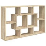 Vidaxl �tag�re murale ch�ne sonoma 85x16x52, 5 cm bois d'ing�nierie