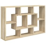 Vidaxl Étagère murale chêne sonoma 85x16x52, 5 cm bois d'ingénierie Vidaxl Étagère murale chêne sonoma 85x16x52, 5 cm bois d'ingénierie