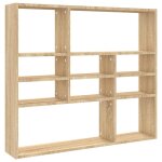 Vidaxl �tag�re murale ch�ne sonoma 90x16x78 cm bois d?ing�nierie