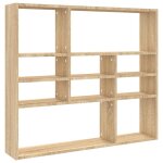 Vidaxl �tag�re murale ch�ne sonoma 90x16x78 cm bois d?ing�nierie