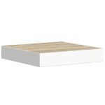 Vidaxl �tag�re murale flottante ch�ne et blanc 23x23, 5x3, 8 cm mdf