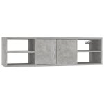 Vidaxl �tag�re murale gris b�ton 102x30x29 cm bois d?ing�nierie