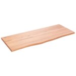 Vidaxl Étagère murale marron clair 100x40x2cm bois chêne massif traité Vidaxl Étagère murale marron clair 100x40x2cm bois chêne massif traité