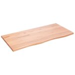Vidaxl tagre murale marron clair 100x50x2cm bois chne massif trait