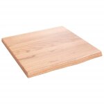 Vidaxl Étagère murale marron clair 40x40x2 cm bois chêne massif traité Vidaxl Étagère murale marron clair 40x40x2 cm bois chêne massif traité
