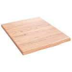 Vidaxl �tag�re murale marron clair 40x50x2 cm bois ch�ne massif trait�