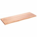 Vidaxl Étagère murale marron clair 80x30x2 cm bois chêne massif traité Vidaxl Étagère murale marron clair 80x30x2 cm bois chêne massif traité