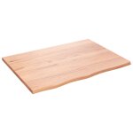 Vidaxl tagre murale marron clair 80x60x2 cm bois chne massif trait
