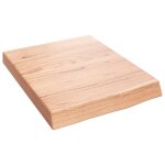 Vidaxl Étagère murale marron clair bois chêne massif traité Vidaxl Étagère murale marron clair bois chêne massif traité