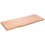Vidaxl tagre murale marron clair bois chne massif trait