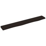 Vidaxl tagre murale marron fonc 80x10x2 cm bois chne massif trait