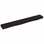 Vidaxl �tag�re murale marron fonc� 80x10x4 cm bois ch�ne massif trait�