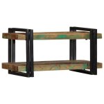 Vidaxl tagre murale multicolore bois massif rcupration