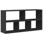 Vidaxl Étagère murale noir 100x25x50 cm bois d'ingénierie Vidaxl Étagère murale noir 100x25x50 cm bois d'ingénierie