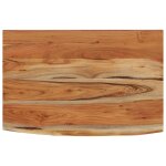 Vidaxl �tag�re murale rectangulaire massif acacia bordure assortie