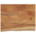 Vidaxl �tag�re murale rectangulaire massif acacia bordure assortie