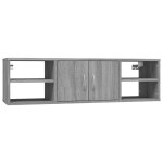 Vidaxl tagre murale sonoma gris 102x30x29 cm bois ingnierie