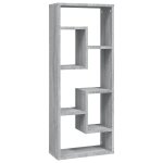 Vidaxl Étagère murale sonoma gris 36x16x90 cm bois d'ingénierie Vidaxl Étagère murale sonoma gris 36x16x90 cm bois d'ingénierie