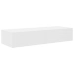 Vidaxl tagre murale avec tiroirs blanc 100x36x19cm bois d'ingnierie