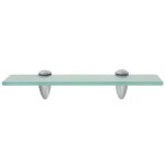 Vidaxl tagre murale en verre 30 x 10 cm 8 mm