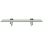 Vidaxl tagre murale en verre 30 x 10 cm 8 mm