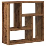 Vidaxl tagre murale vieux bois 45x16x45 cm bois d'ingnierie