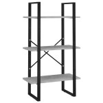Vidaxl �tag�re de rangement gris b�ton 60x30x105 cm bois d'ing�nierie